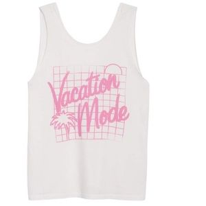 Junk Food Vacation Mode Tank Top